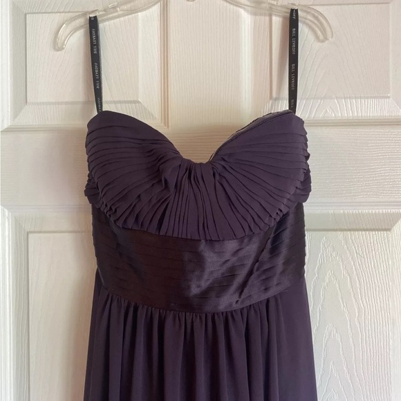 Bill Levkoff bridesmaid dress Purple Strapless - Picture 5 of 8